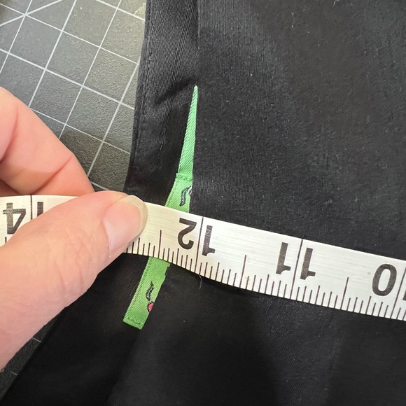 EUC Tibi black silk cropped pants with embroidery - Picture 7 of 8